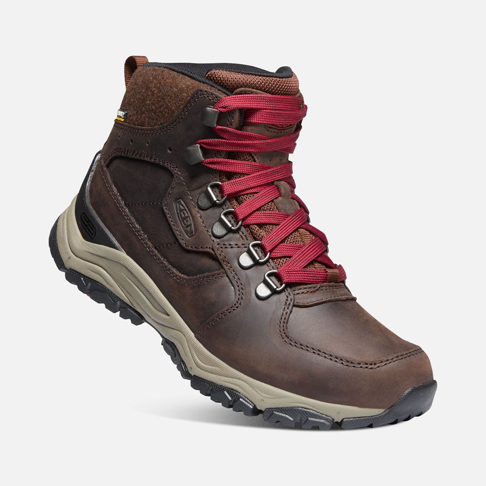 Keen Vandringskängor Dam Röda/Bruna - Innate Läder Waterproof - 463920OMB